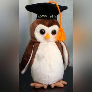 Wise the Owl - 1998 Ty Beanie Baby. VERY Rare with Errors. - PERFECT CONDITION